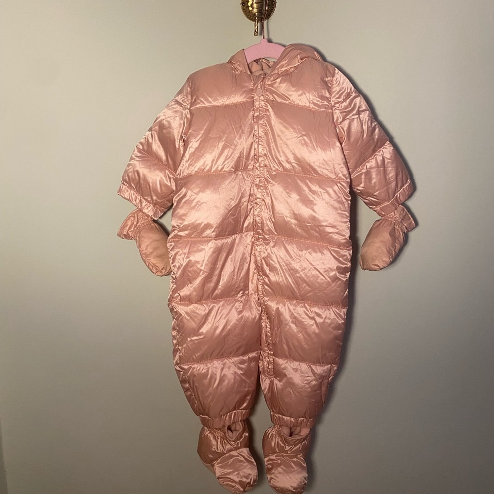 Baby Gap Bunting Snow Suit Light Pink size 12-18M